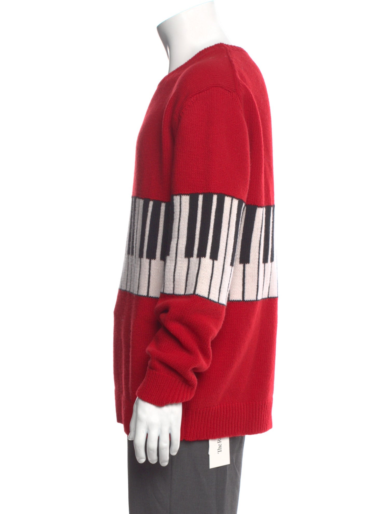 Gyles & George Wool Colorblock Pattern Pullover