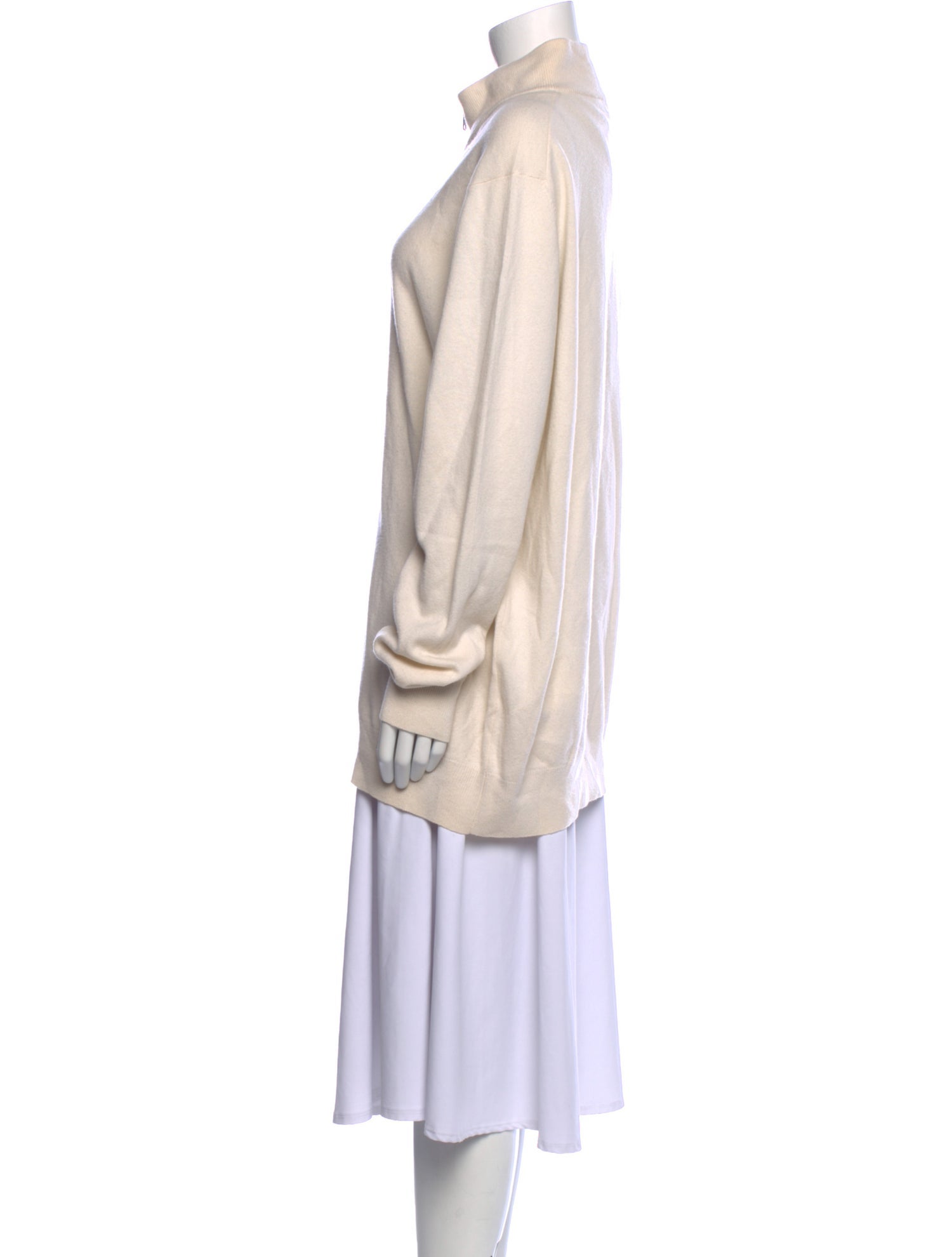 Ghiaia Cashmere Cashmere Mock Neck Sweater