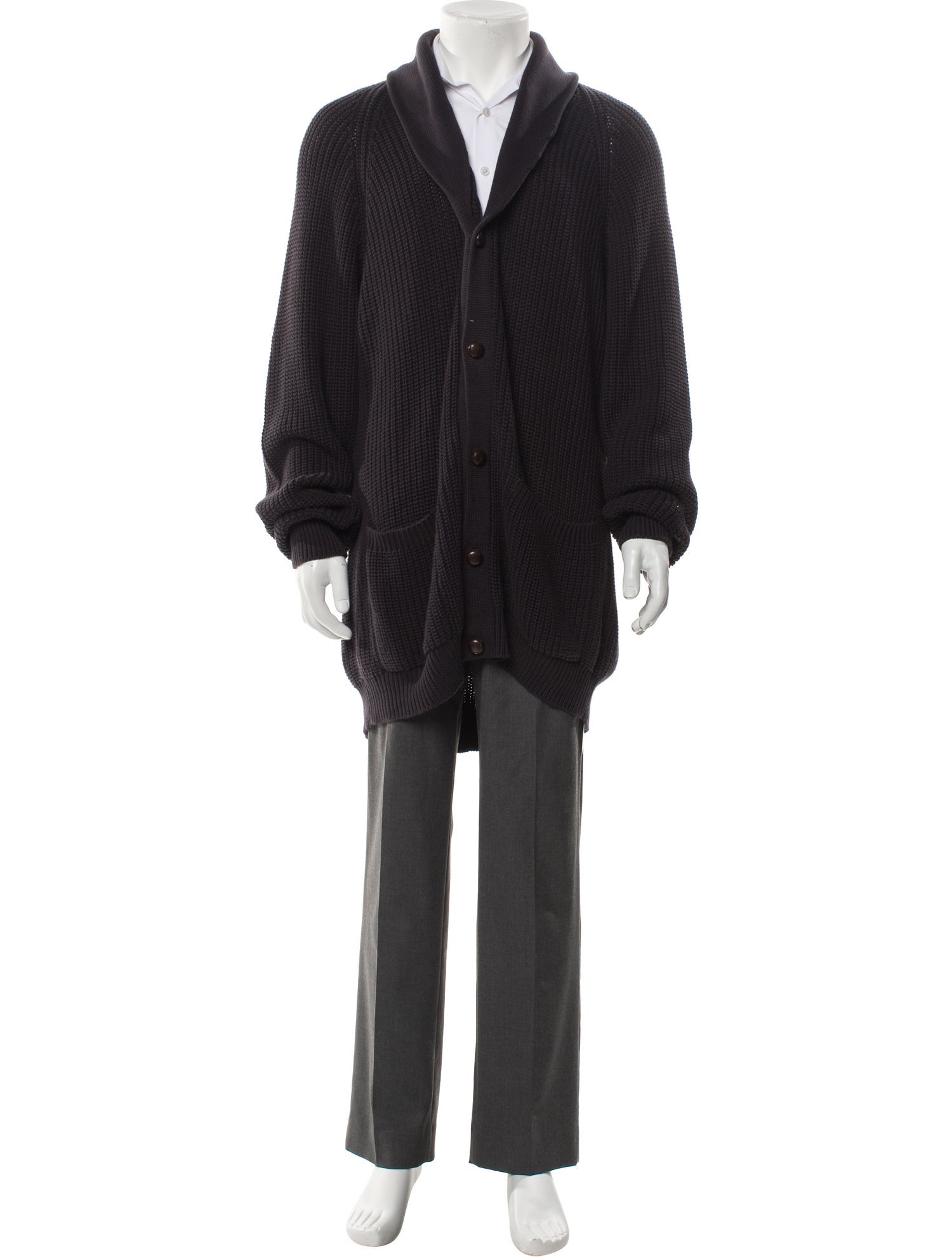 Ghiaia Cashmere V-Neck Long Sleeve Cardigan