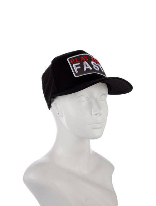 Ghost black pattern print baseball cap