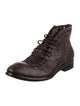 Ghost Leather Lace-Up Boots