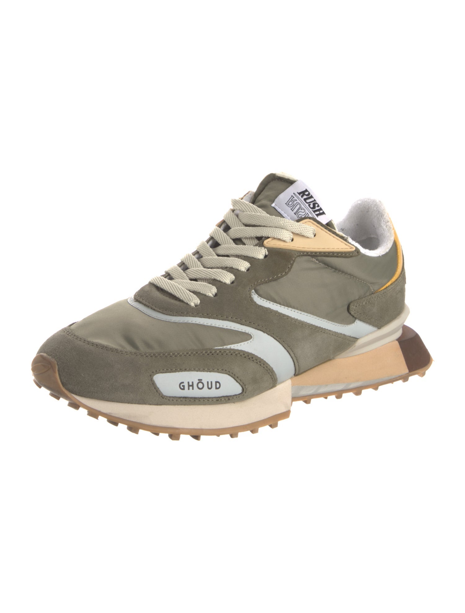 Ghoud Suede Printed Athletic Sneakers