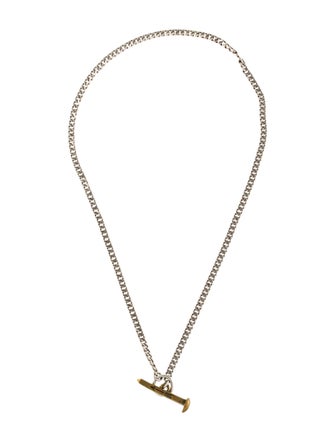 Giles & Brother Railroad Spike Toggle Chain Necklace