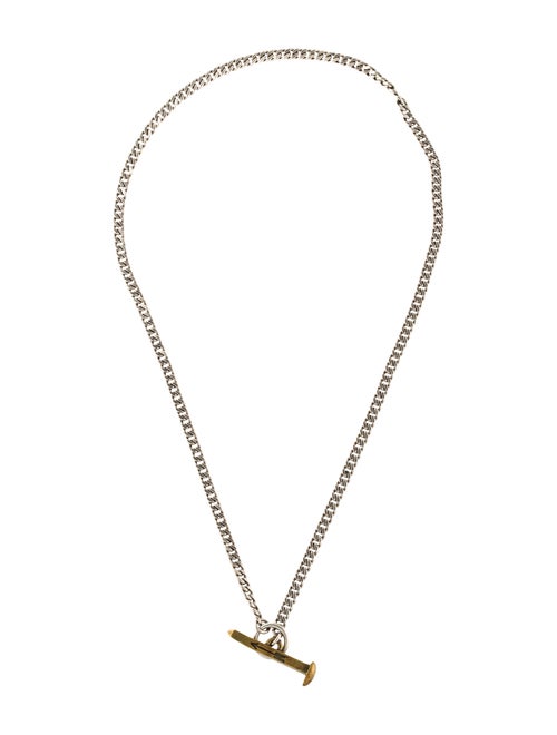 Giles & Brother Railroad Spike Toggle Chain Necklace