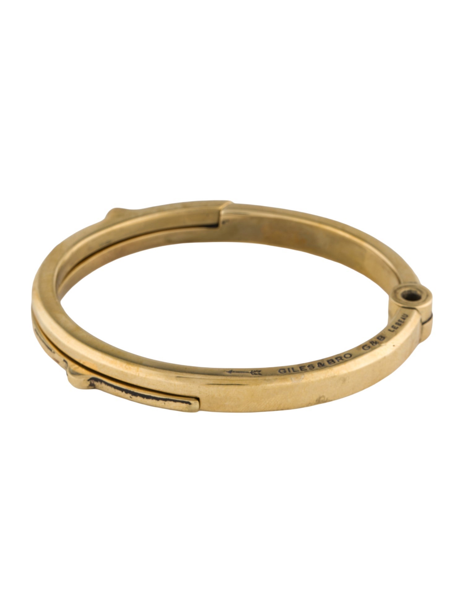 Giles & Brother Latch Bangle Bracelet