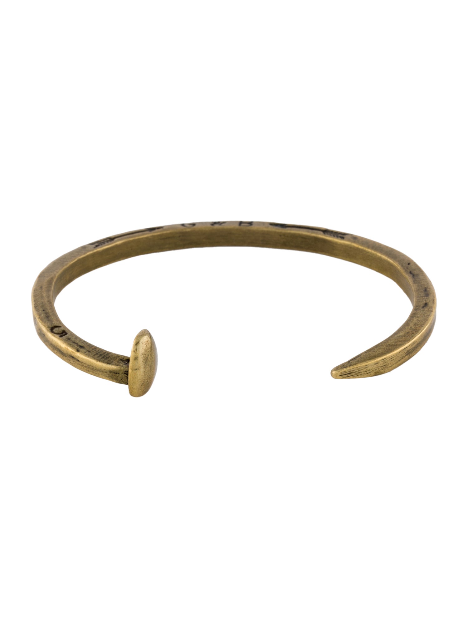 Giles & Brother Railroad Spike Skinny Cuff Bracelet