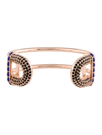 Giles & Brother Crystal & Resin Cuff Bracelet