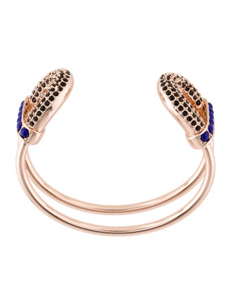 Giles & Brother Crystal & Resin Cuff Bracelet