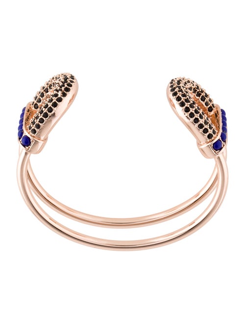 Giles & Brother Crystal & Resin Cuff Bracelet