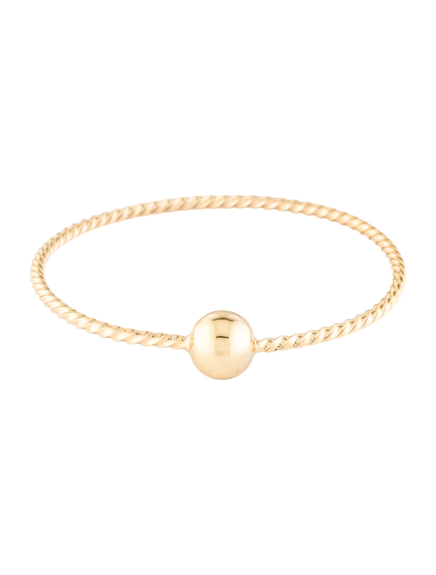 Giles & Brother Twisted Ball Bangle Bracelet