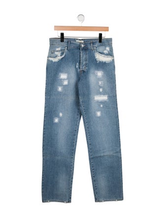 GIGLI High-Rise Straight Leg Jeans