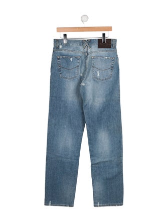 GIGLI High-Rise Straight Leg Jeans