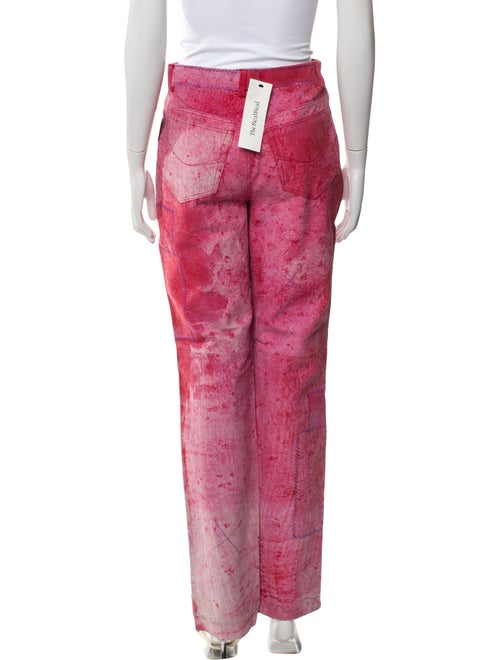 GIGLI Leather Straight Leg Pants