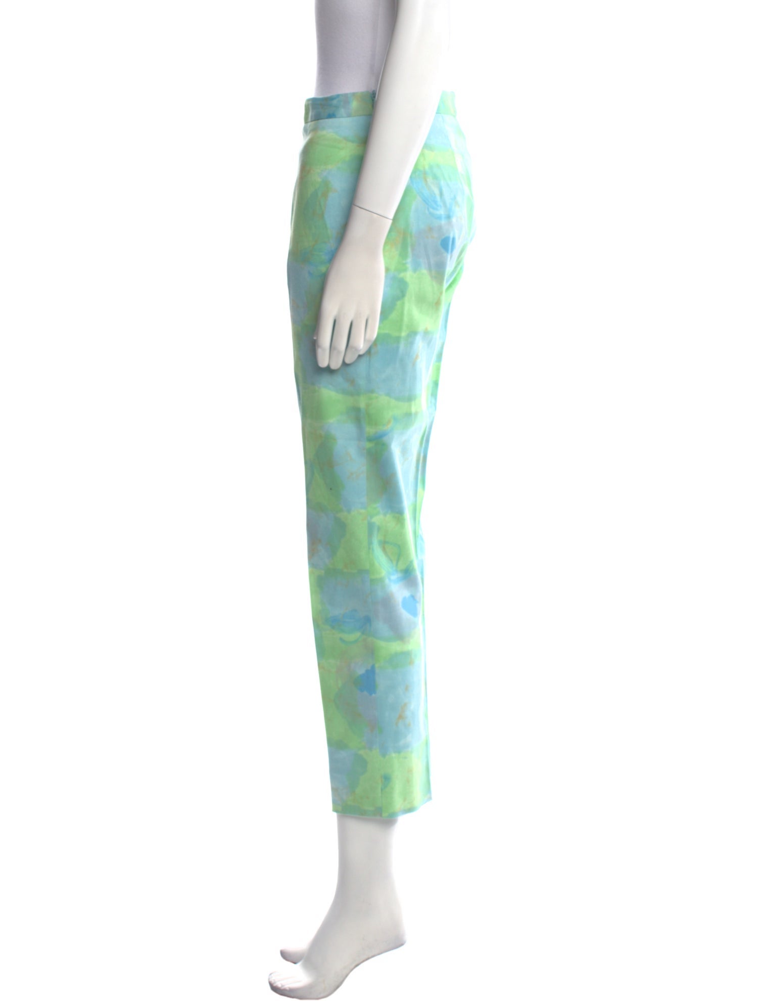 Gianfranco Ferre Studio Tie-Dye Print Straight Leg Pants