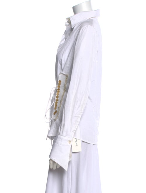 Gianfranco Ferre Studio Long Sleeve Button-Up Top