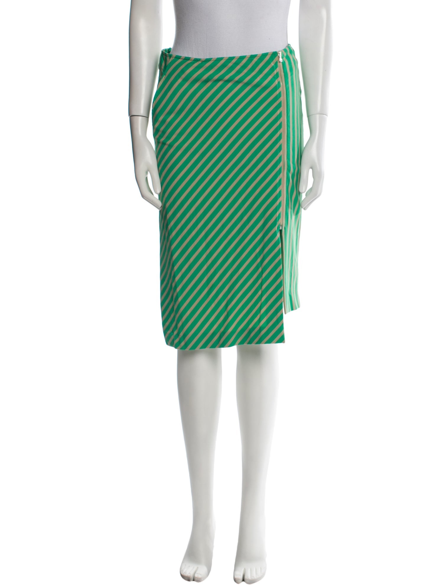 Gianfranco Ferre Studio Wool Knee-Length Skirt