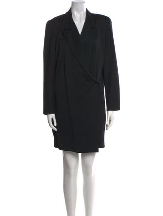 Gianfranco Ferre Studio Wool Mini Dress