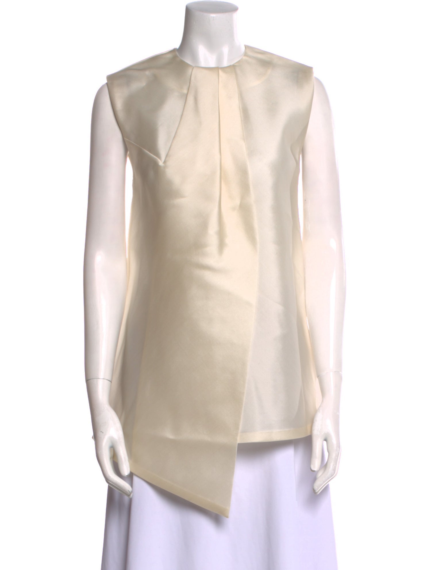 Gia Studios Silk Crew Neck Tunic