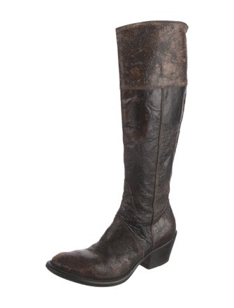 Gianni Barbato Leather Riding Boots
