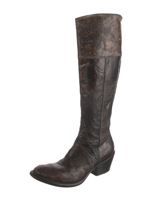 Gianni Barbato Leather Riding Boots