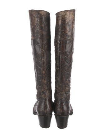 Gianni Barbato Leather Riding Boots