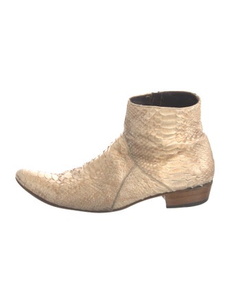 Gianni Barbato Python Boots