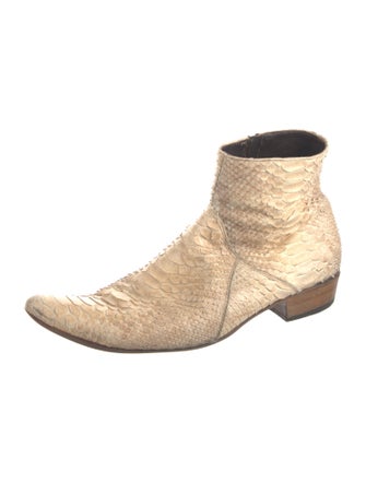 Gianni Barbato Python Boots
