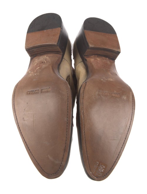 Gianni Barbato Leather Patterned Oxfords