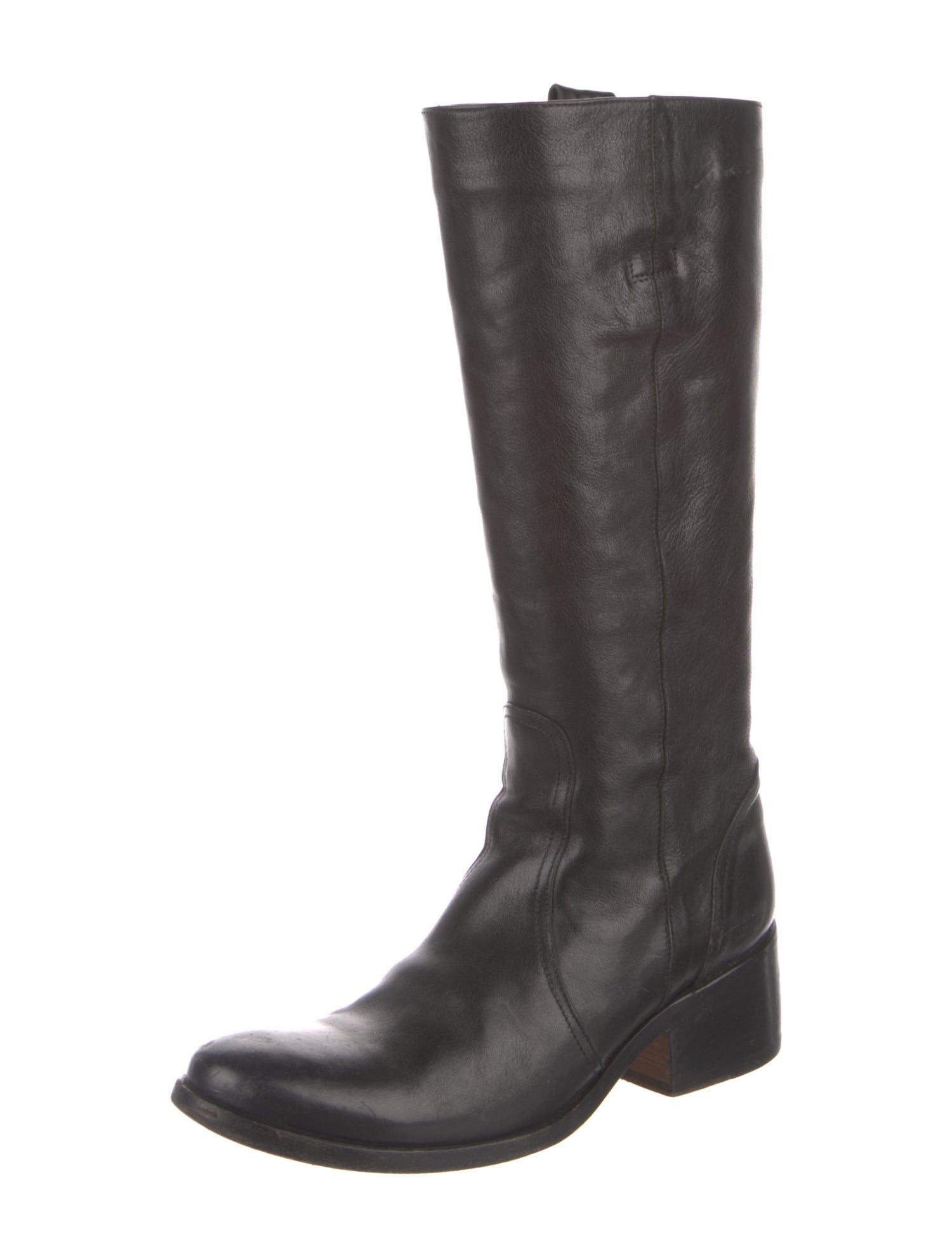 Gianni Barbato Leather Riding Boots