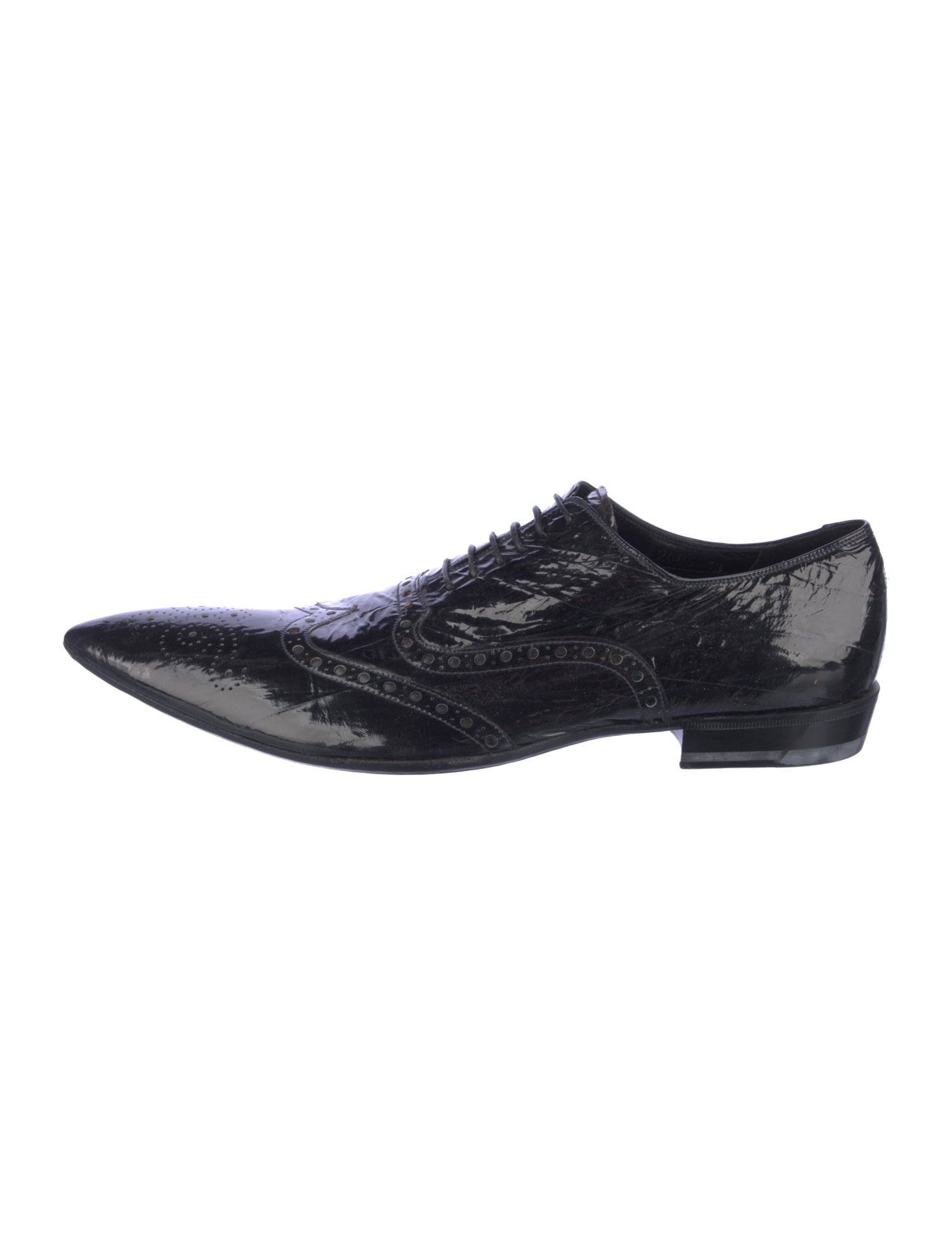 Gianni Barbato Patent Leather Brogues