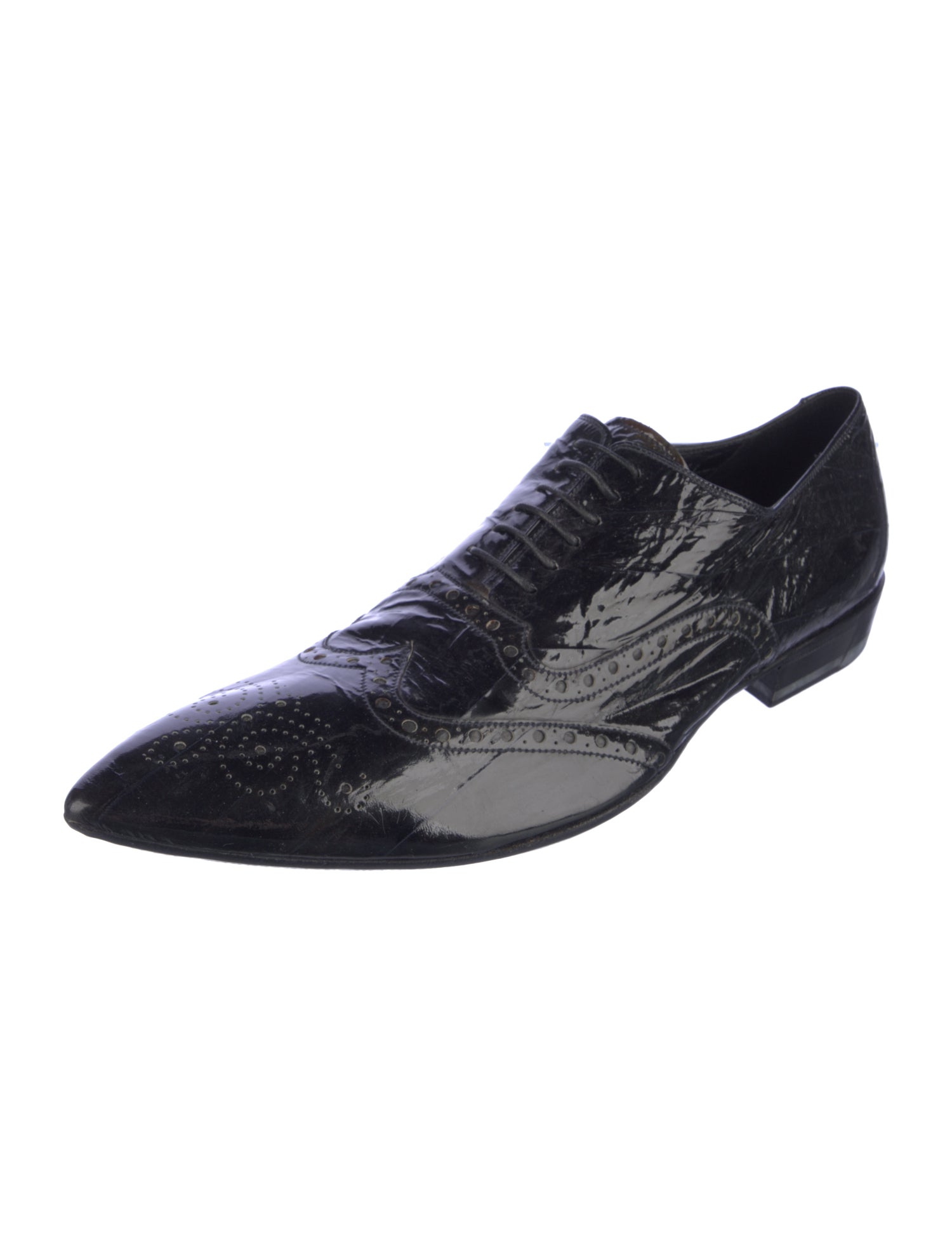 Gianni Barbato Patent Leather Brogues