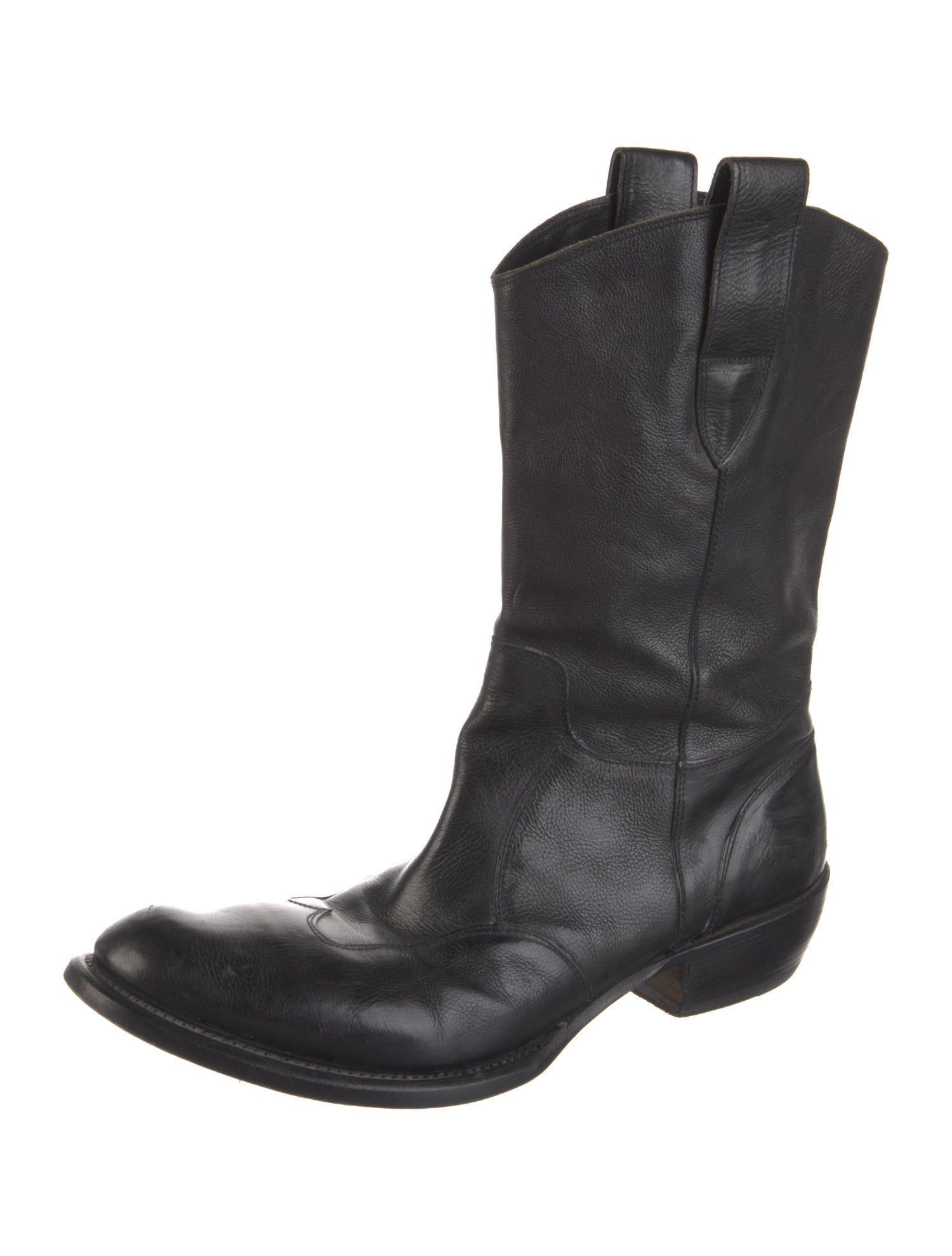 Gianni Barbato Leather Western Boots