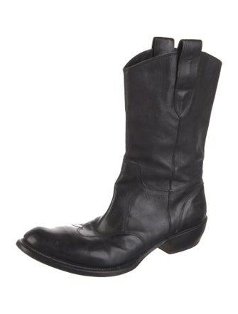 Gianni Barbato Leather Western Boots