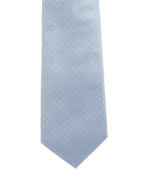 Gieves & Hawkes Silk Jacquard Tie blue