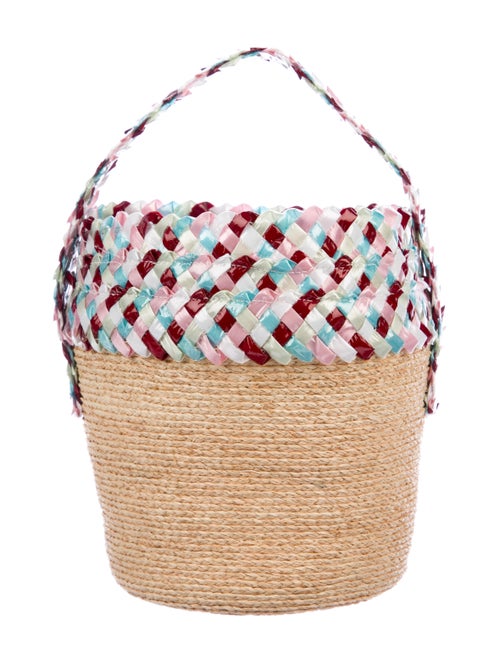 Gigi Burris Millinery Woven Bella Tote Natural
