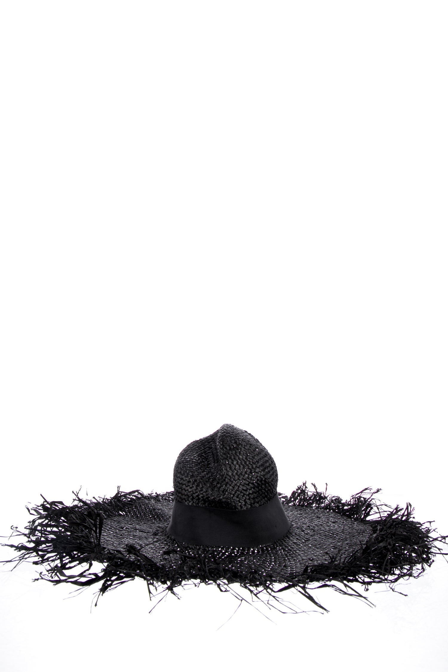 Gigi Burris Fringe-Trimmed Wide Brim Hat
