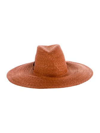 Gigi Burris Straw Sun Hat With Ribbon Accent