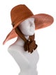 Gigi Burris Straw Sun Hat With Ribbon Accent