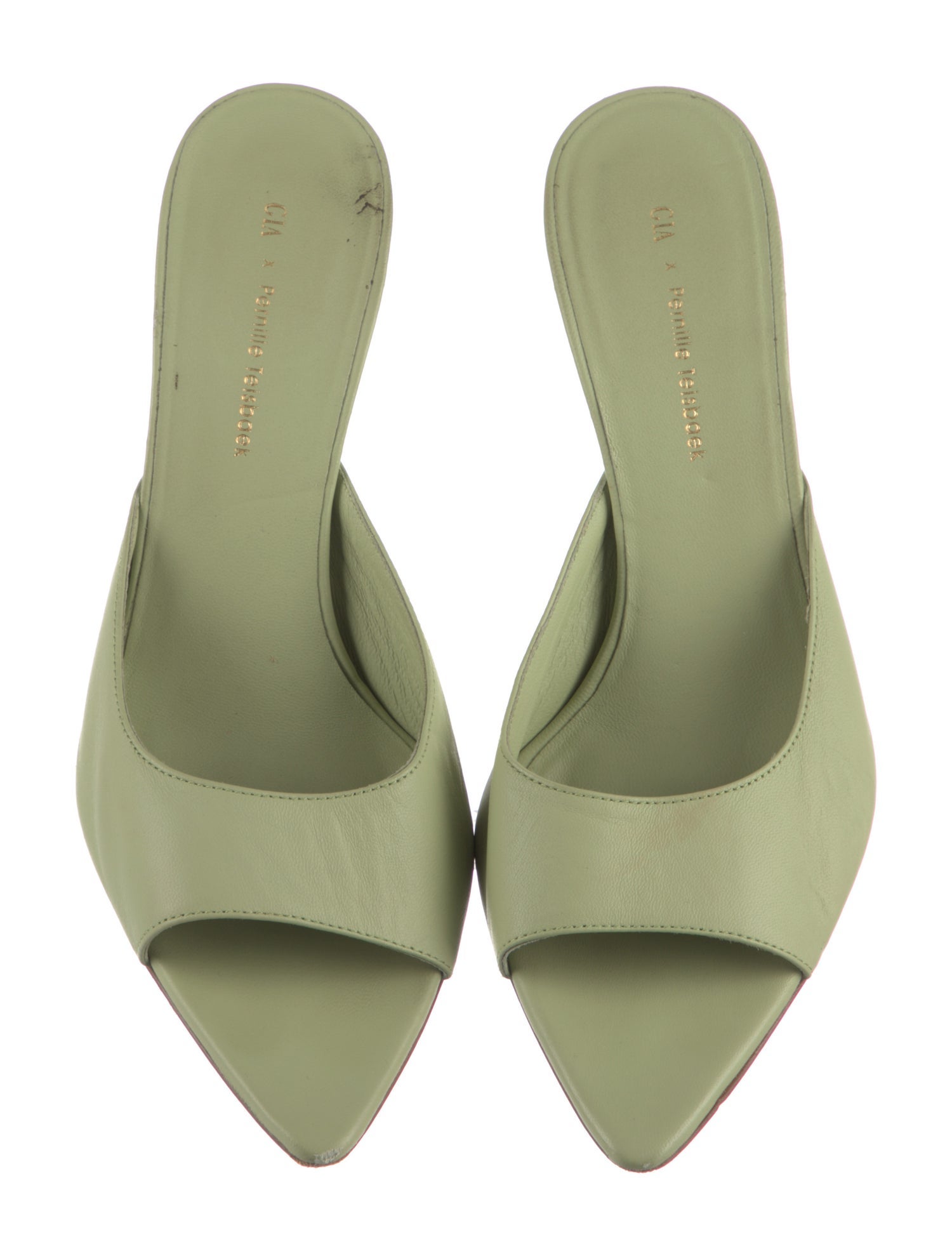 Gia x Pernille Teisbaek Leather Slides