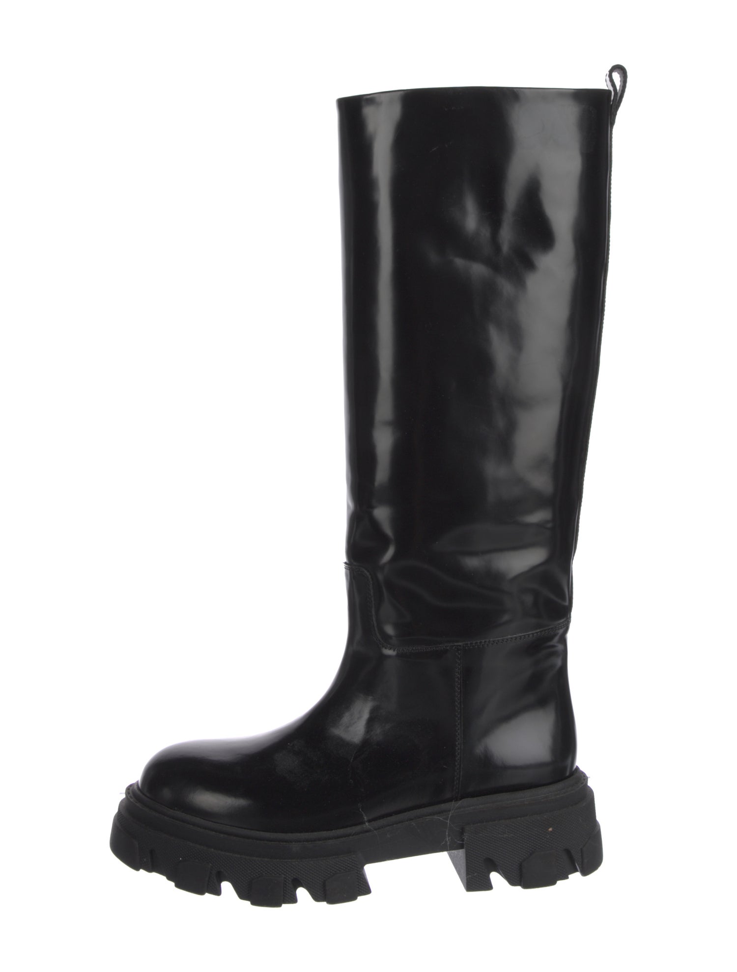 Gia x Pernille Teisbaek Patent Leather Rain Boots