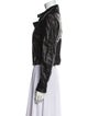 Gizia Leather Biker Jacket