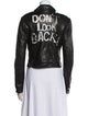 Gizia Leather Biker Jacket