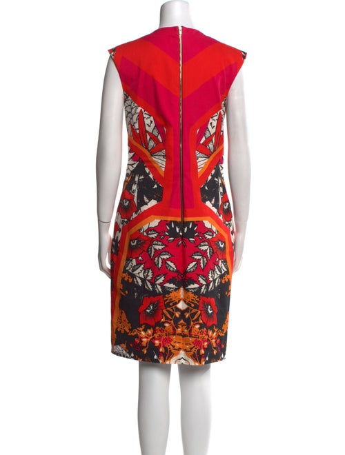 Gizia Printed Knee-Length Dress
