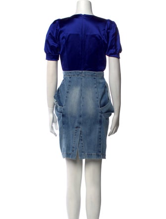 Gizia Scoop Neck Mini Dress