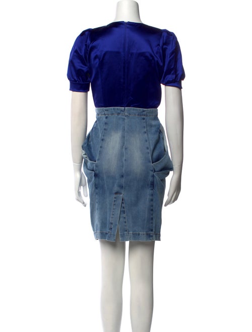 Gizia Scoop Neck Mini Dress