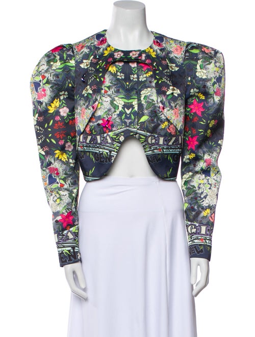Gizia Floral Print Evening Jacket