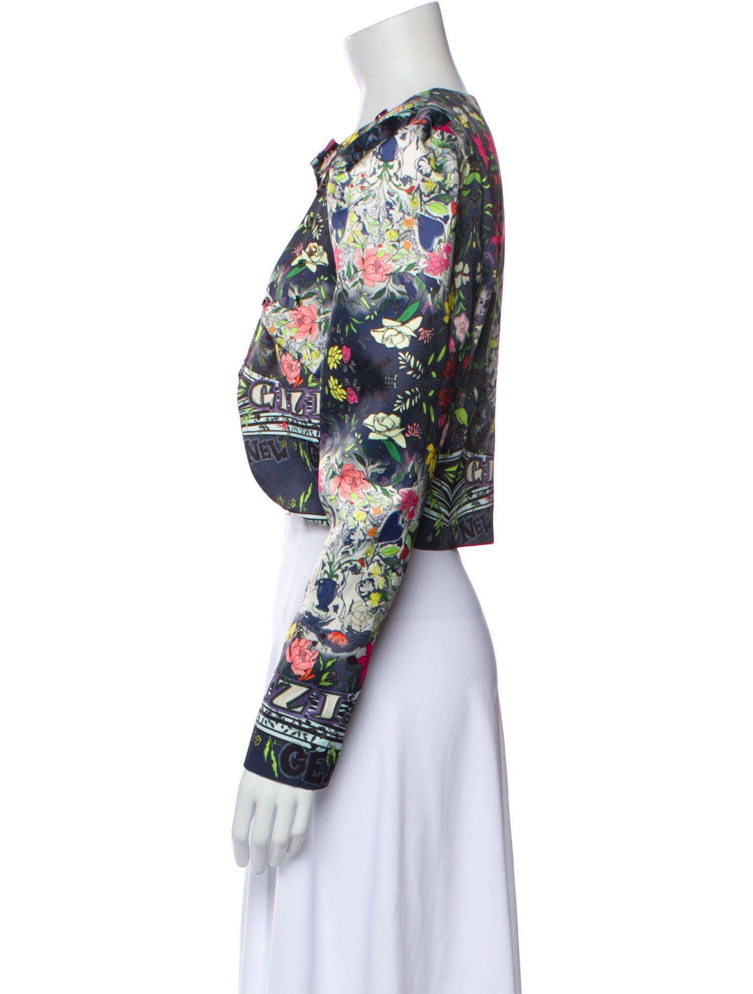 Gizia Floral Print Evening Jacket