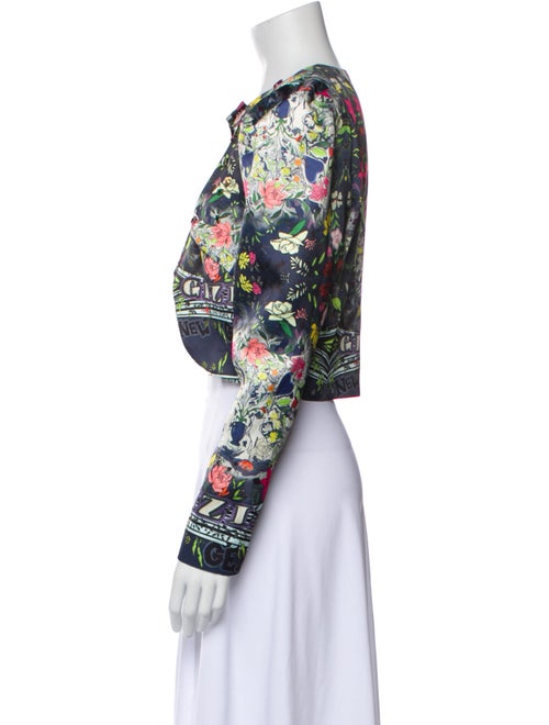 Gizia Floral Print Evening Jacket