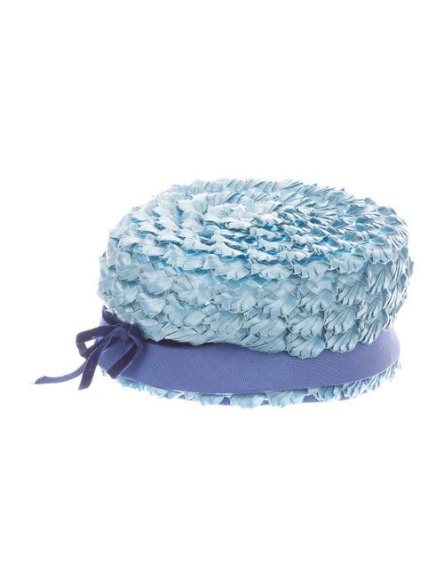 GiGi NY Raffia Hat Blue