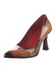 Girotti Patent Leather Printed Pumps